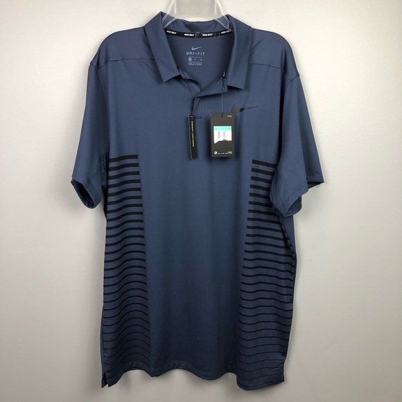 Nike Other - NWT Nike Dri-Fit Golf Polo Shirt Blue Size XL